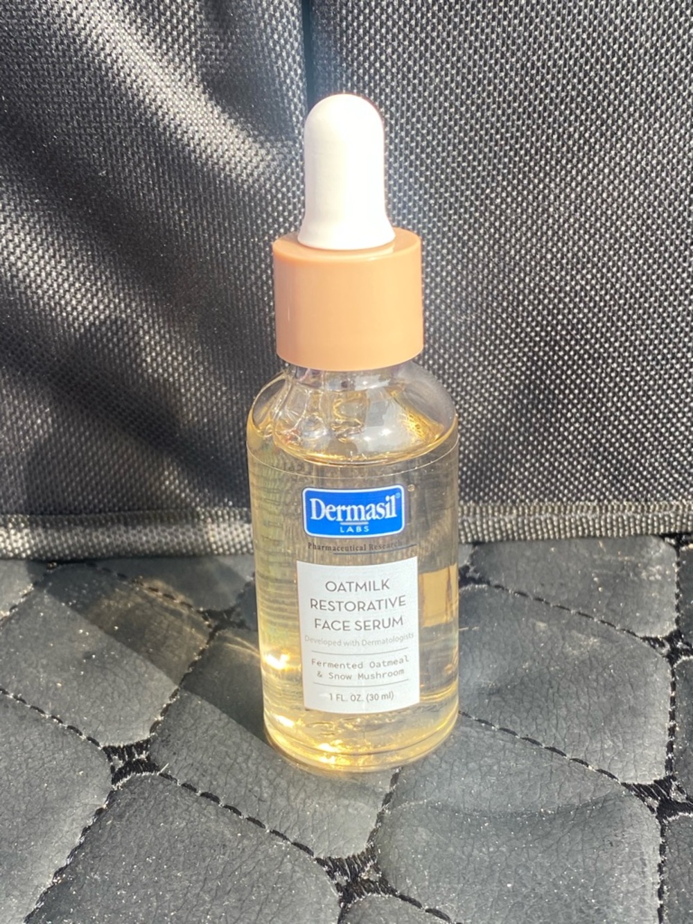 Dermasil Labs Oatmilk Restorative Face Serum - Light Golden Dropper Bottle - Picture 2 of 4